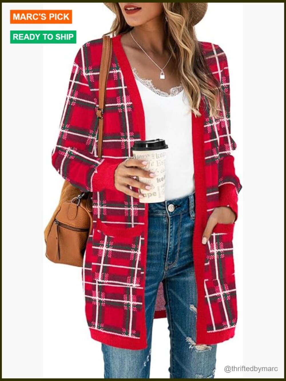 Long Sleeve Open Front Knit Cardigan with Pockets Oversized